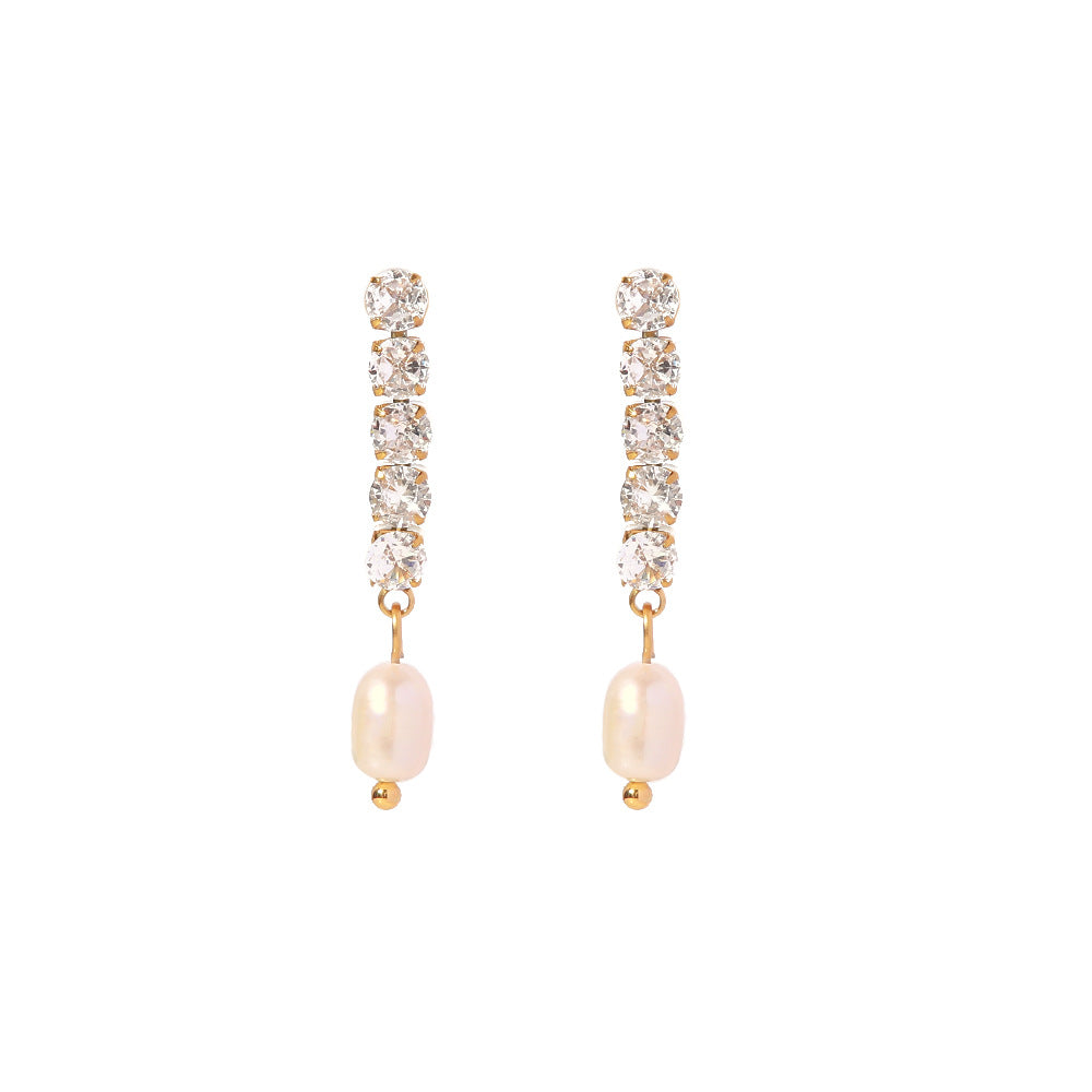Pearl Spark Earrings