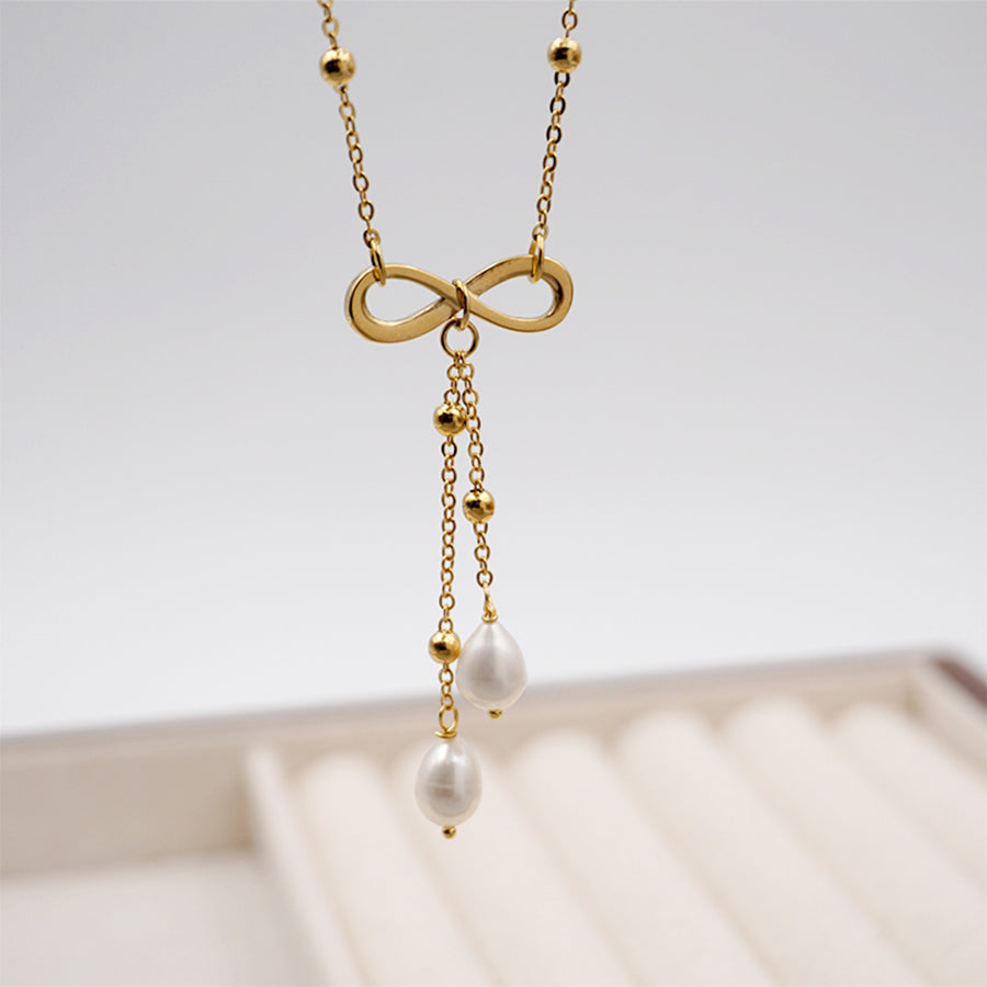 Ribbon Bow Necklace