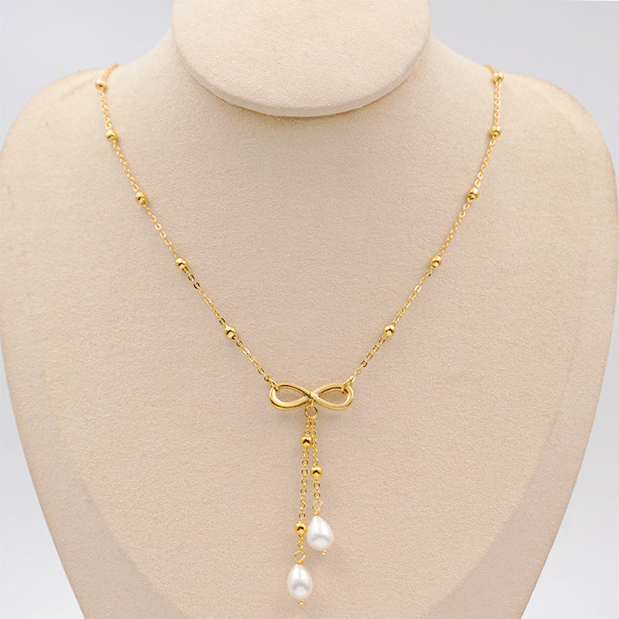 Ribbon Bow Necklace