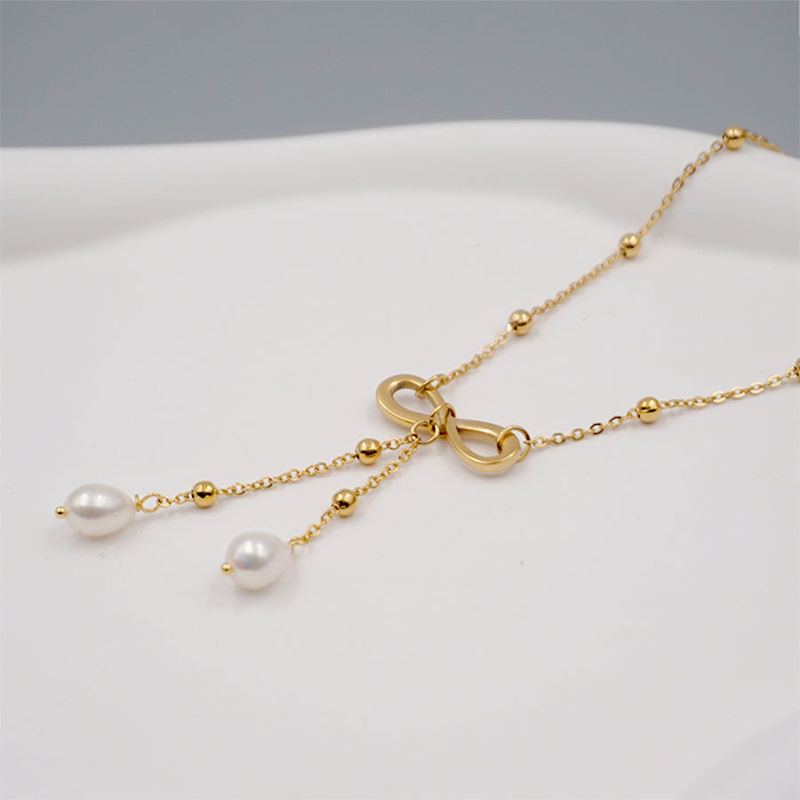 Ribbon Bow Necklace