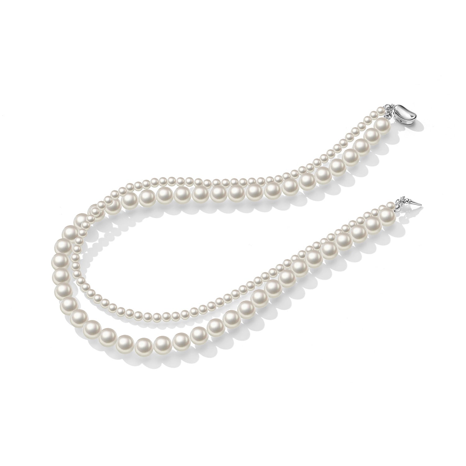 Classic Pearl Beaded Necklace