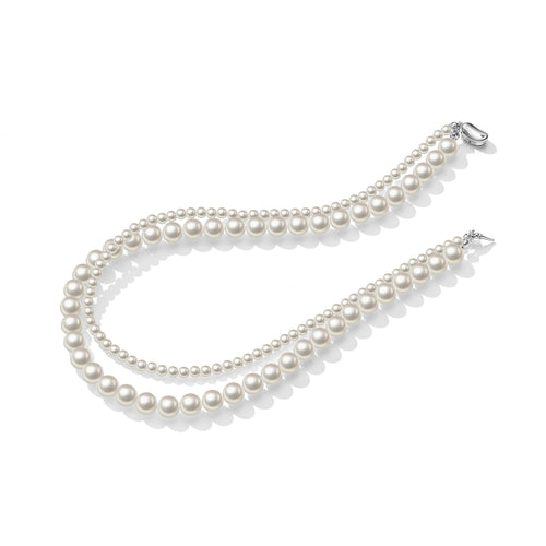 Classic Pearl Beaded Necklace