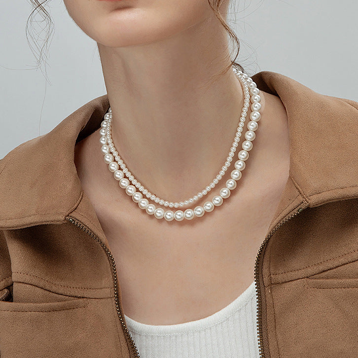 Classic Pearl Beaded Necklace