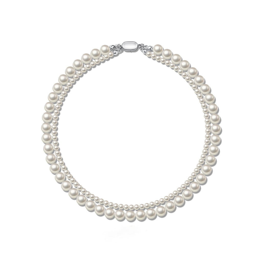 Classic Pearl Beaded Necklace