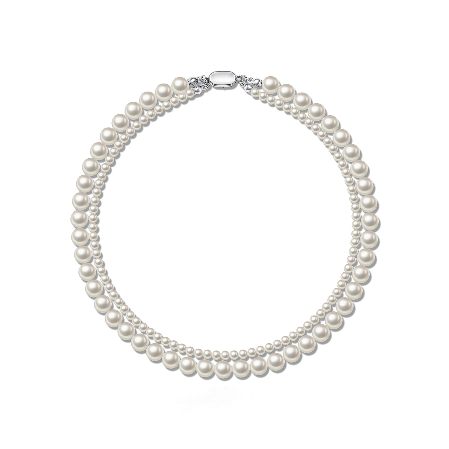 Classic Pearl Beaded Necklace