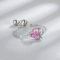 Pink Éclat Heart Ring