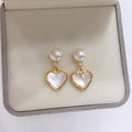 The Heart of Pearl Earrings
