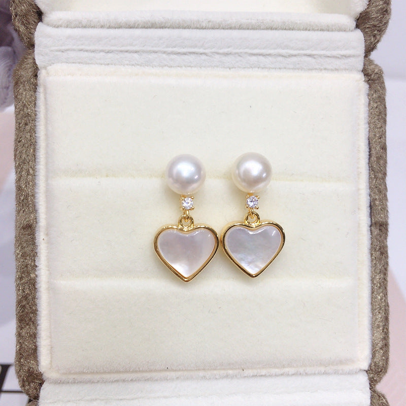 The Heart of Pearl Earrings