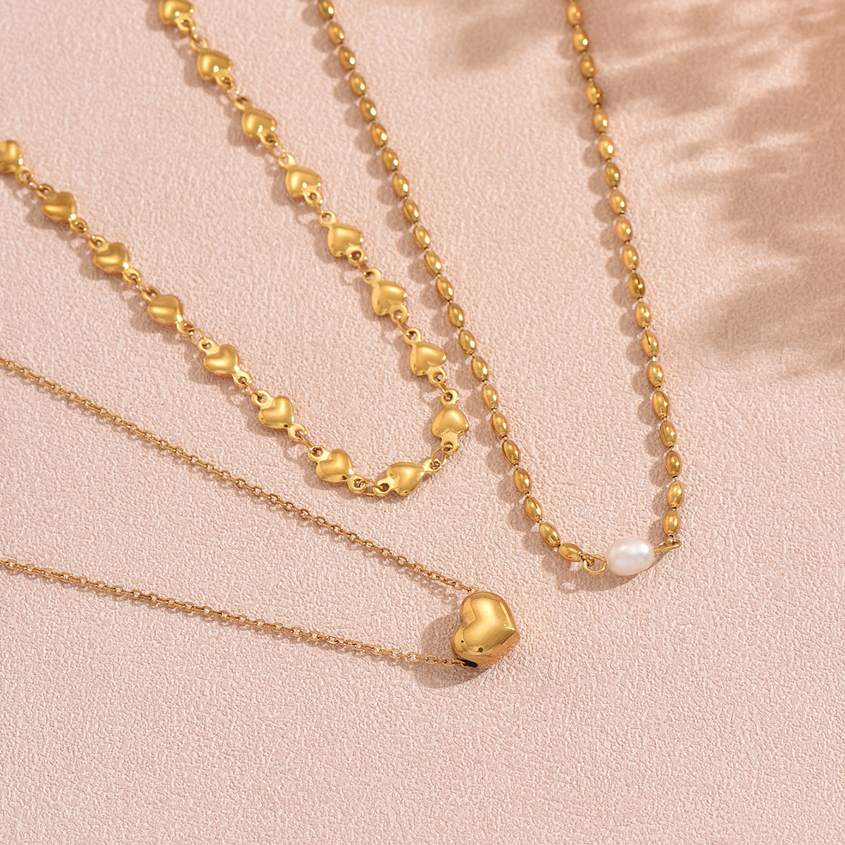 Layered Heart Necklaces