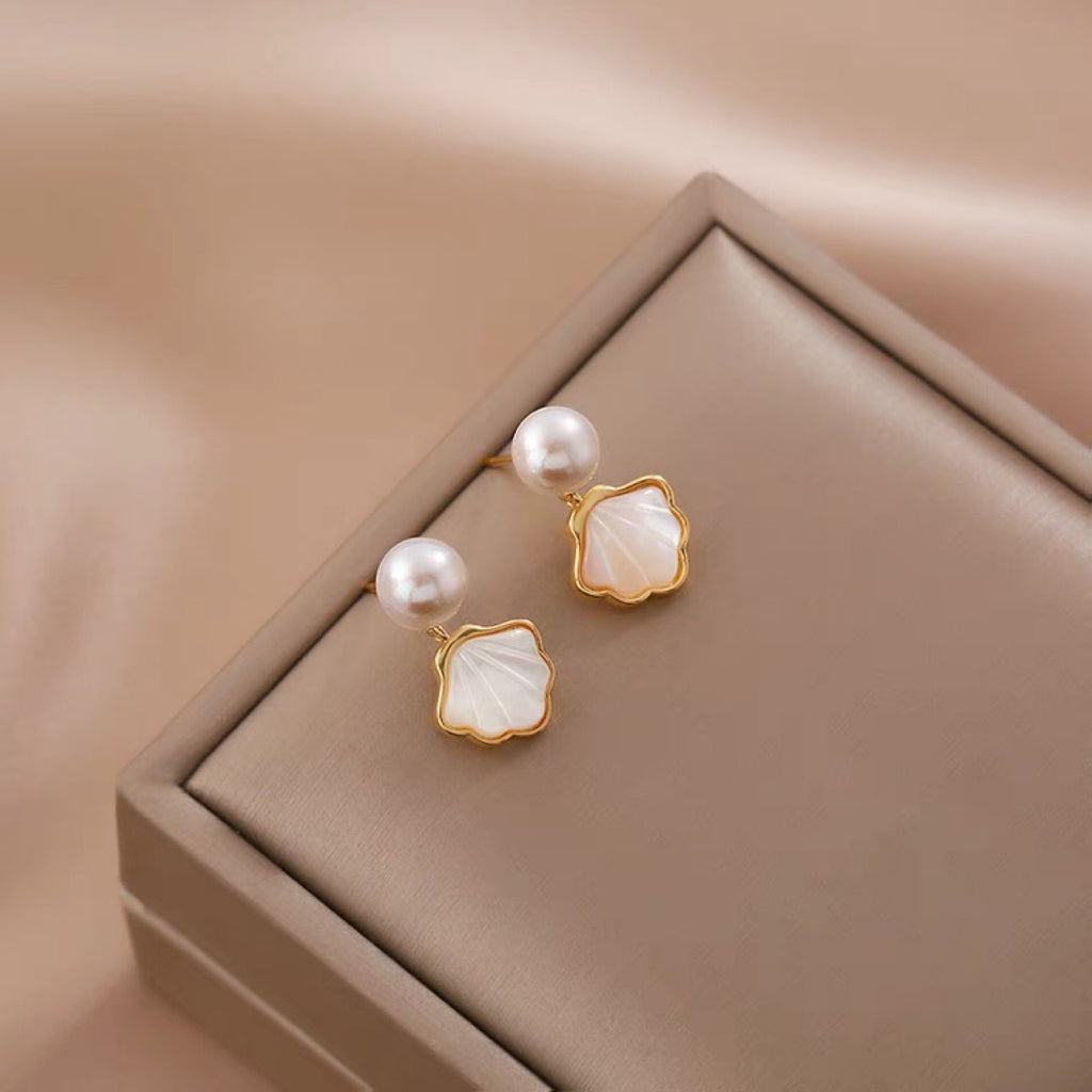 Luna Mother of Pearl Studs
