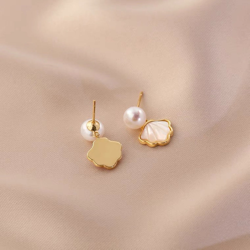 Luna Mother of Pearl Studs