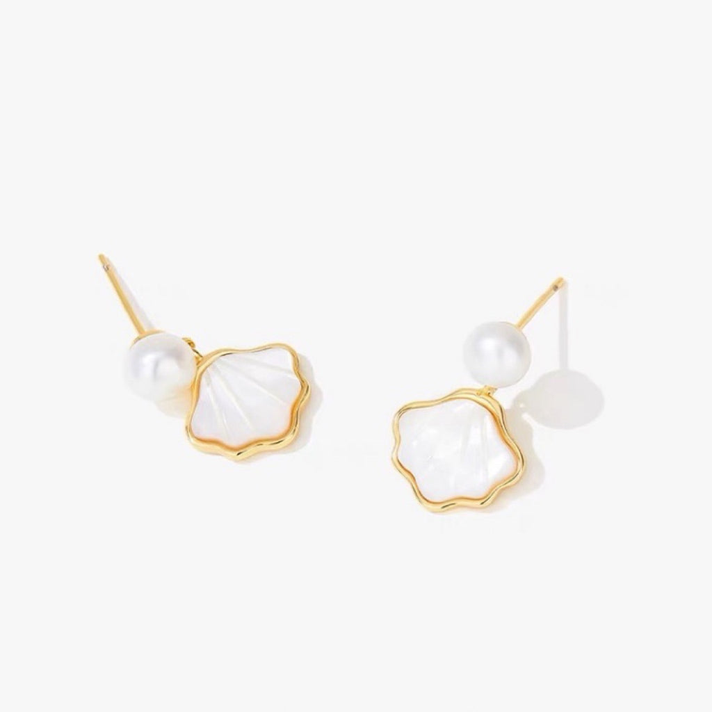 Luna Mother of Pearl Studs