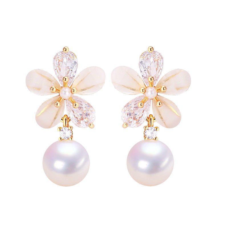 Blossom Pearl Studs