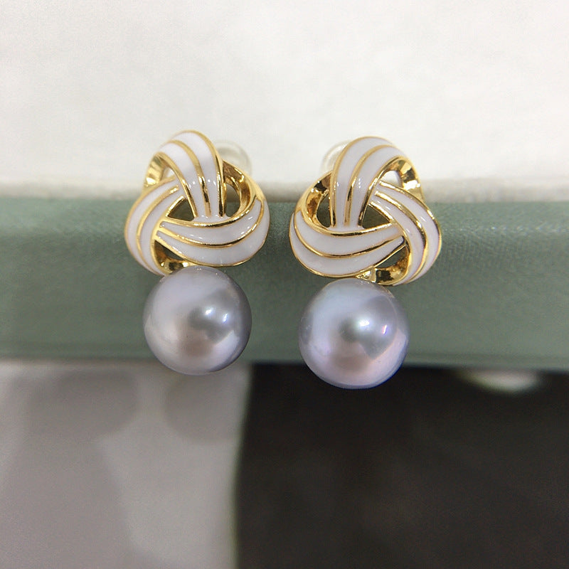 Ivory Grace Pearl Earrings