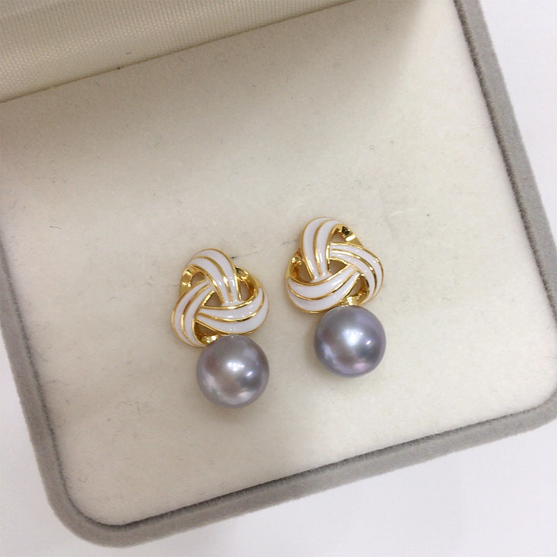 Ivory Grace Pearl Earrings