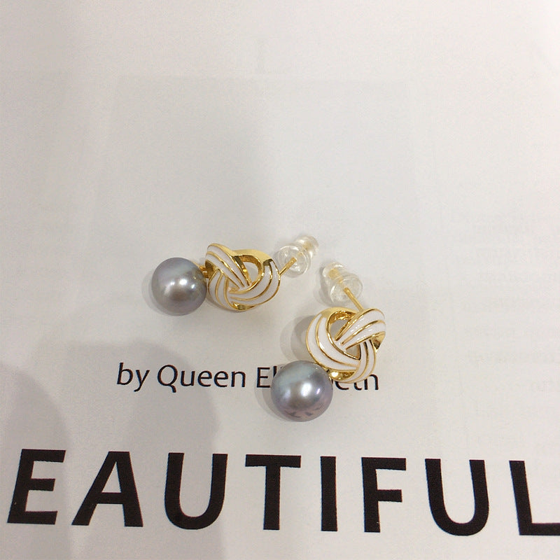 Ivory Grace Pearl Earrings