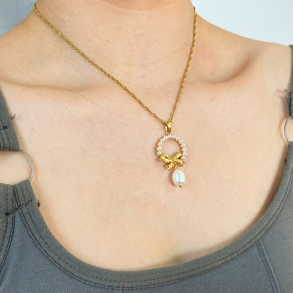 Coquette Bow Necklace