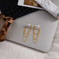 Pearl Tassel Drop Earrings
