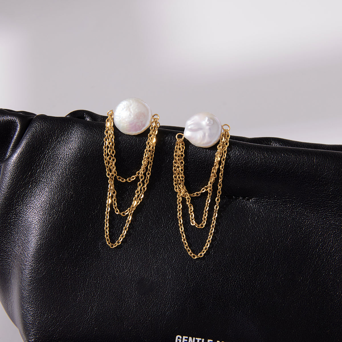 Pearl Tassel Drop Earrings