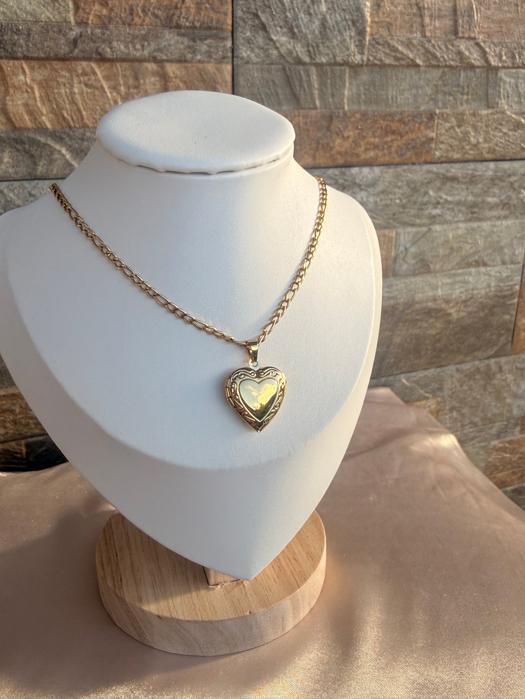 Classic Heart Locket Necklace