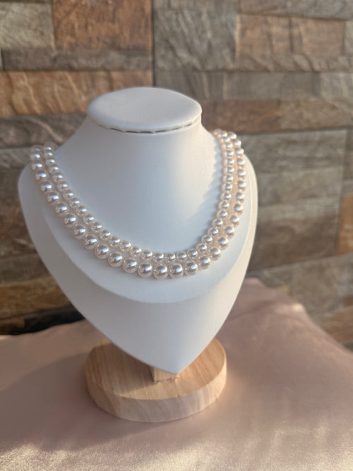 Classic Pearl Beaded Necklace