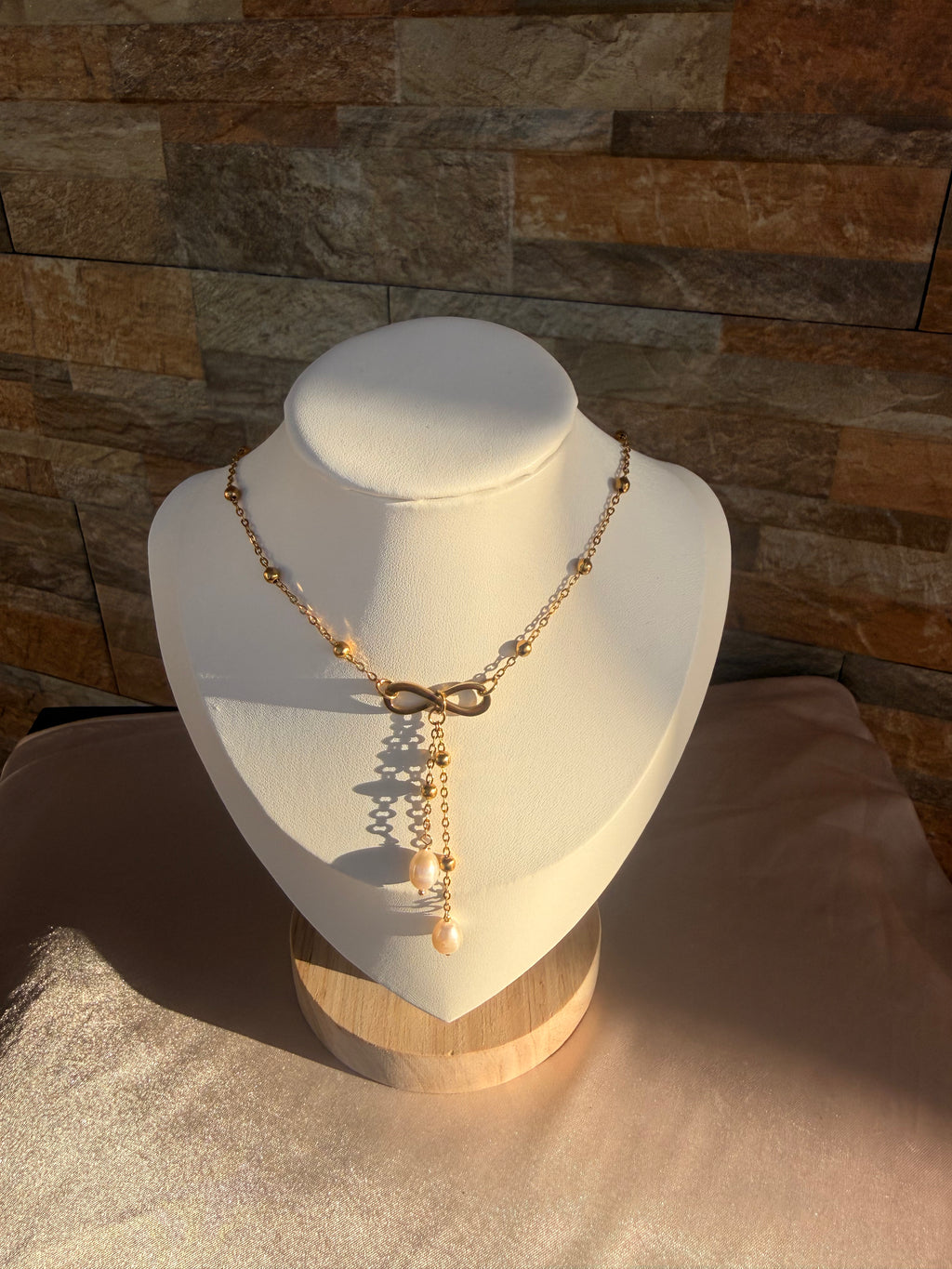 Ribbon Bow Necklace