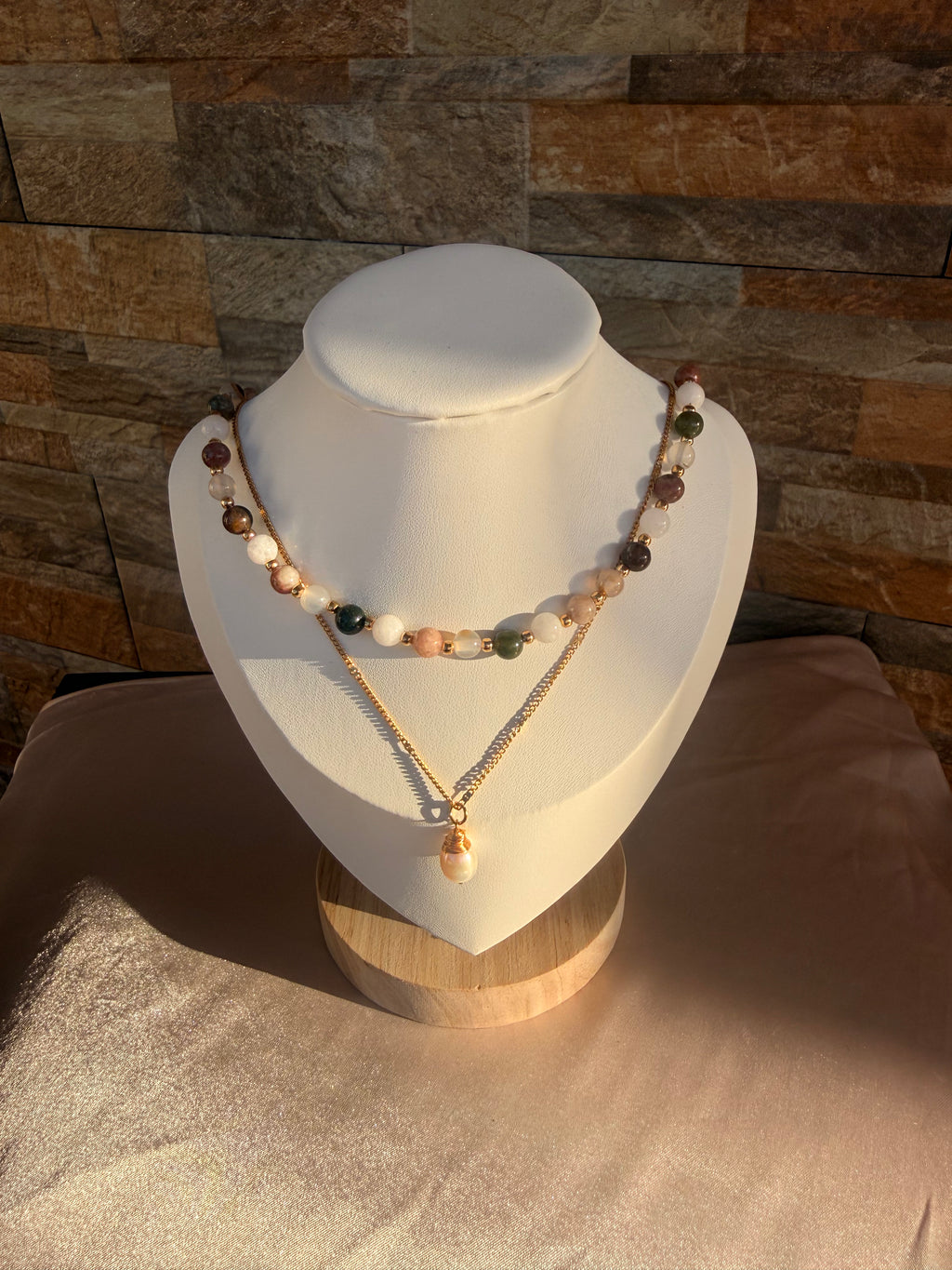 Crystal Pearl Duo Set
