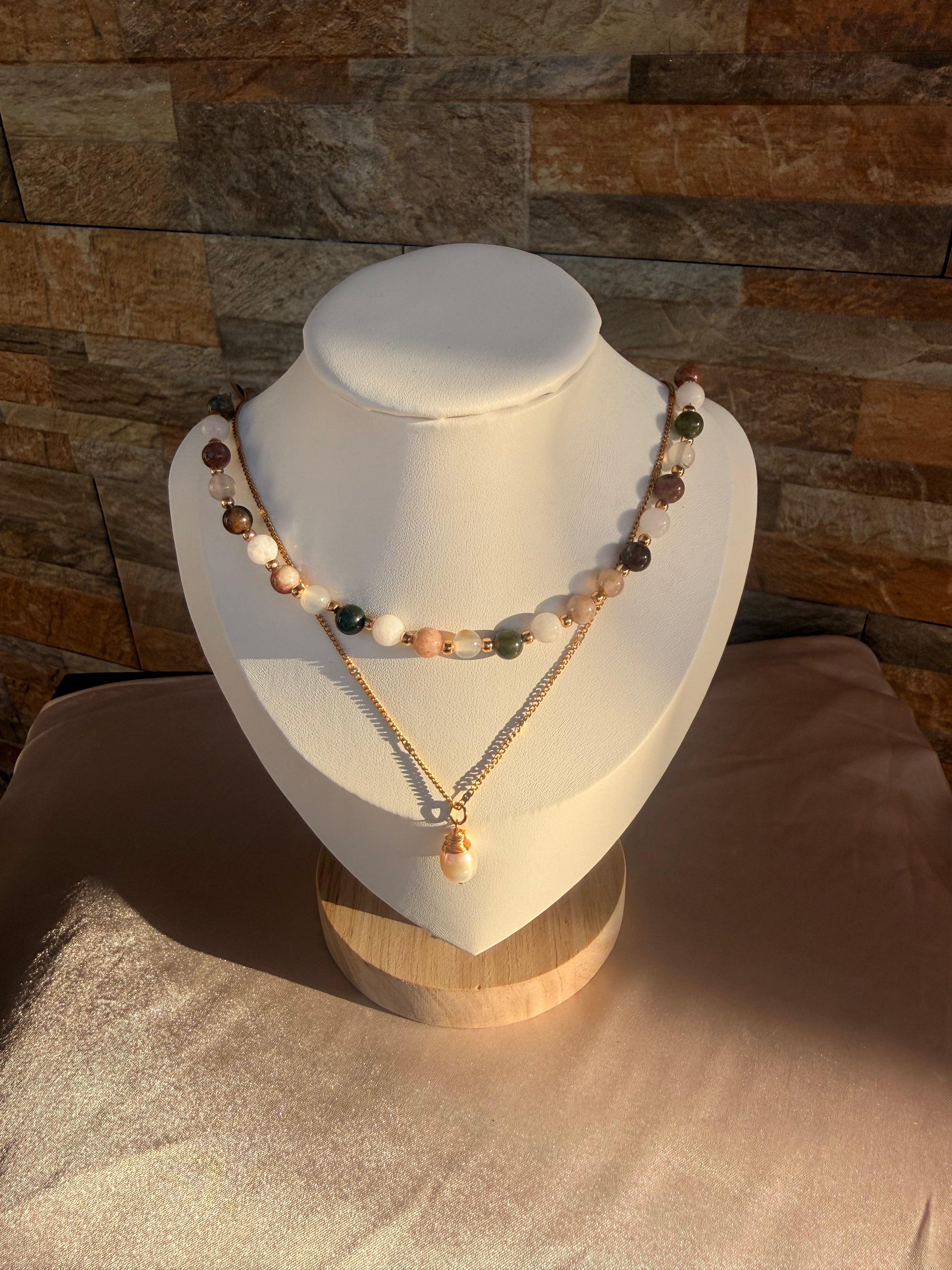 Crystal Pearl Duo Set