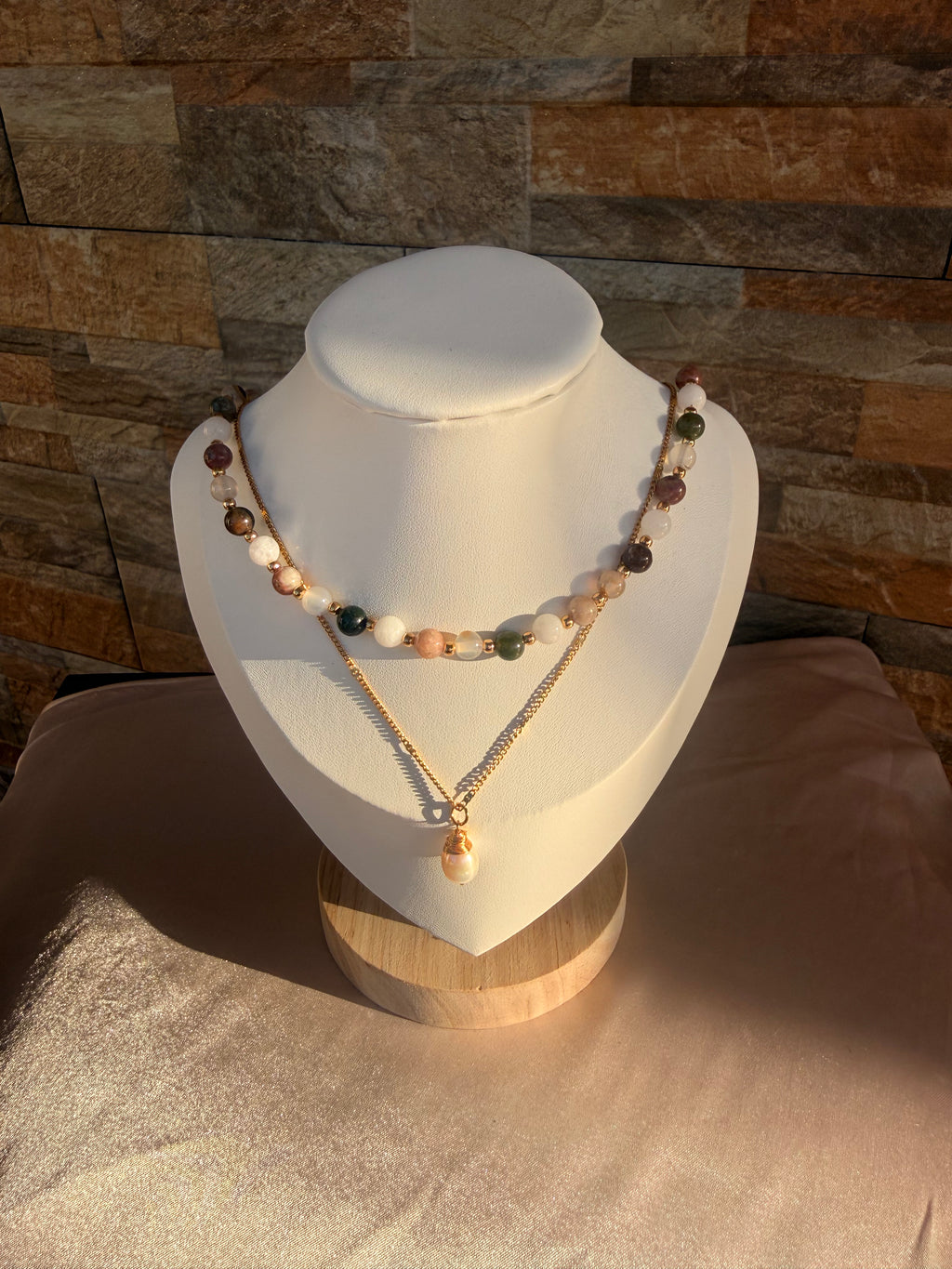 Crystal Pearl Duo Set