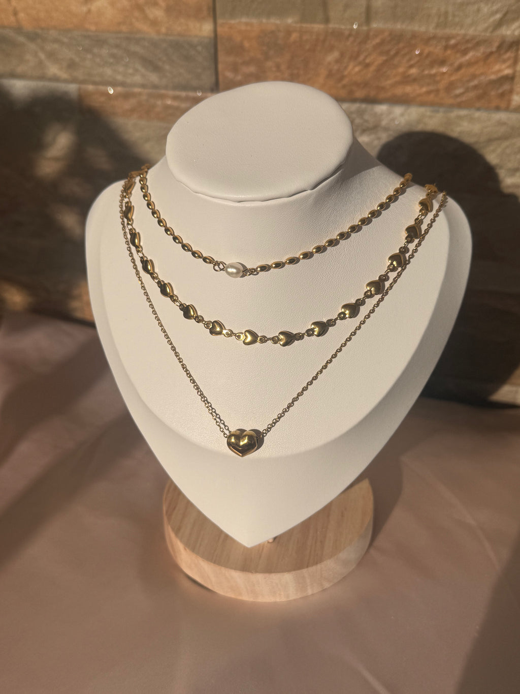 Layered Heart Necklaces