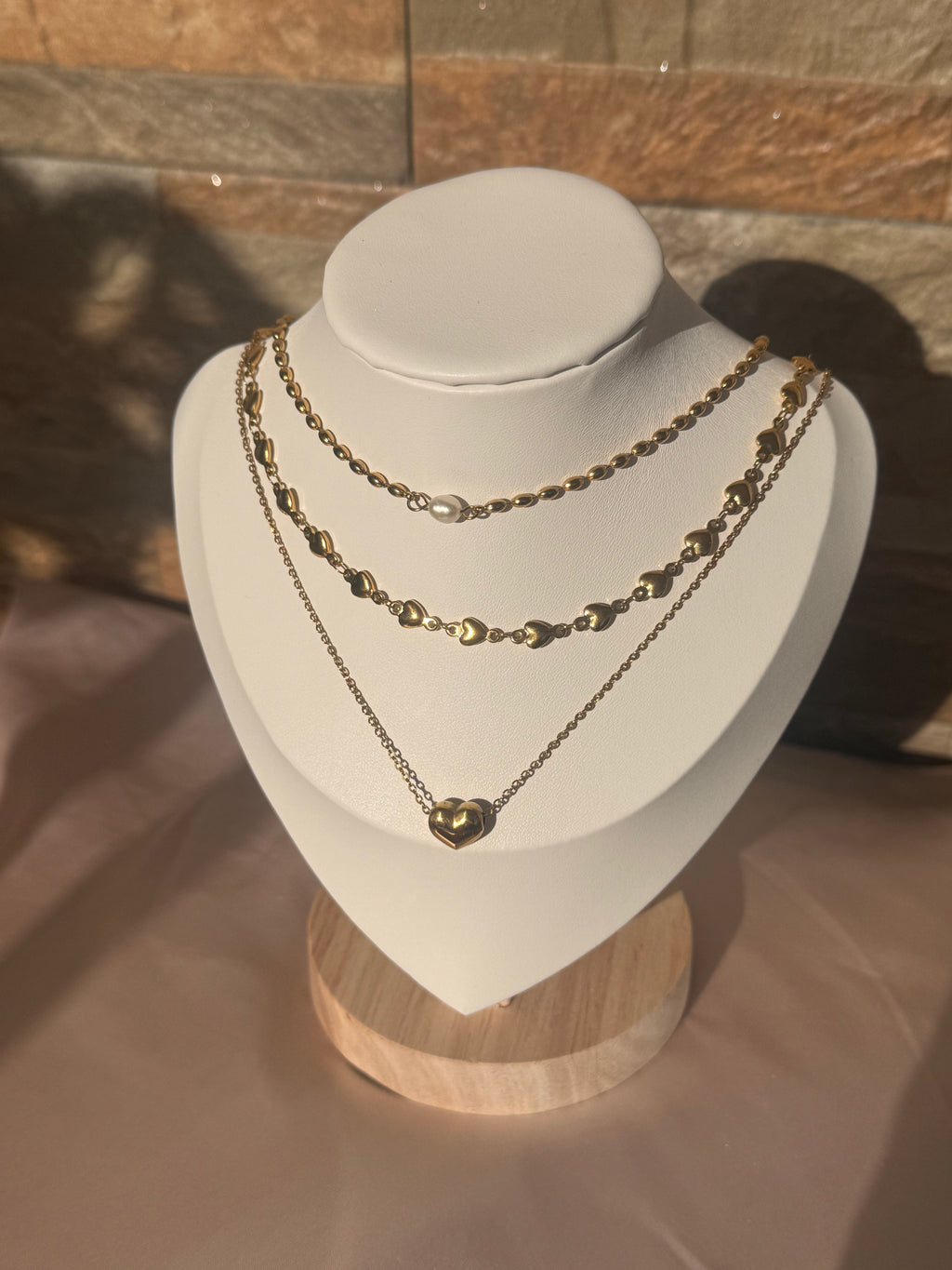 Layered Heart Necklaces