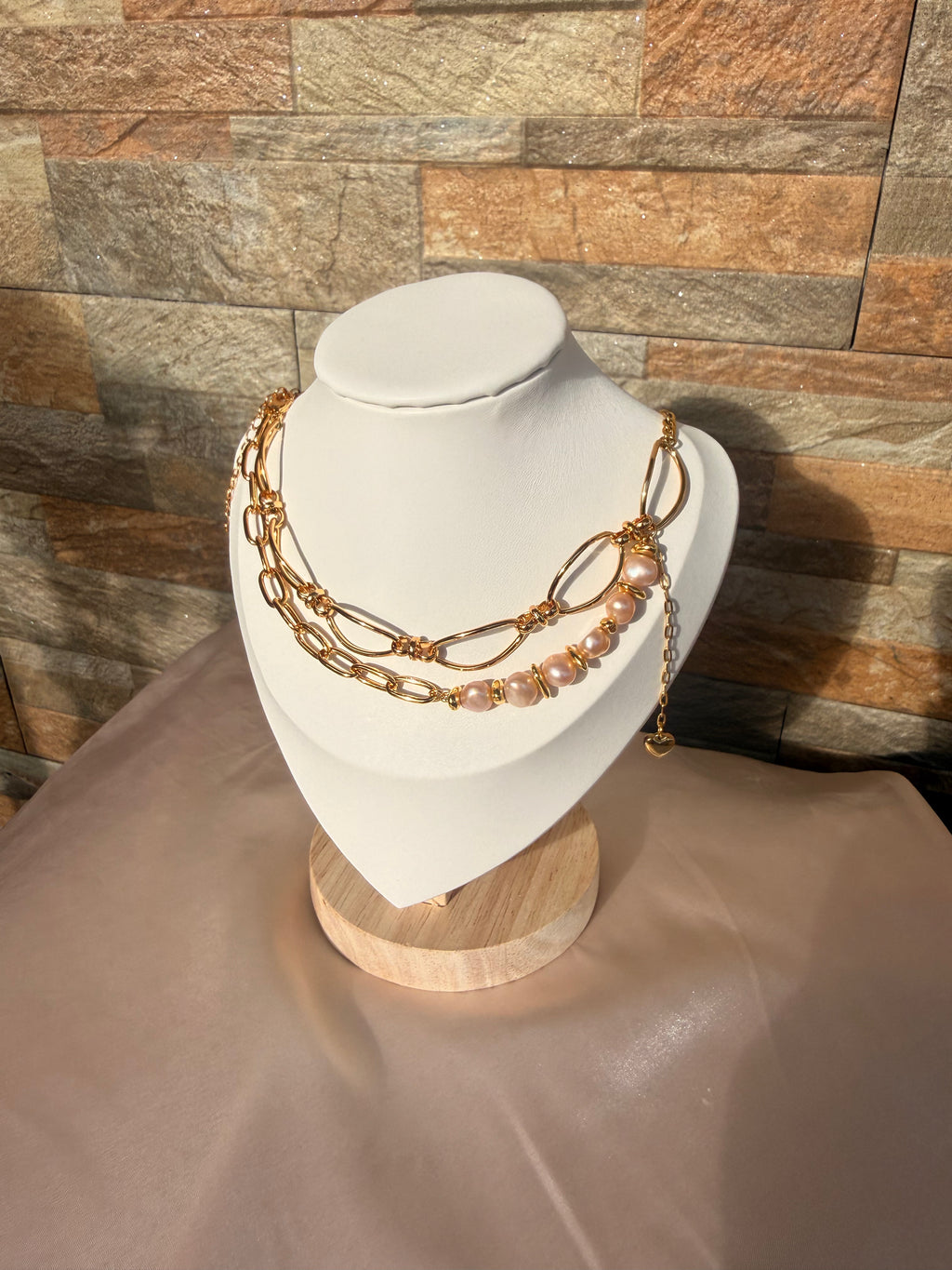 Elegant Pearl Layered Necklace