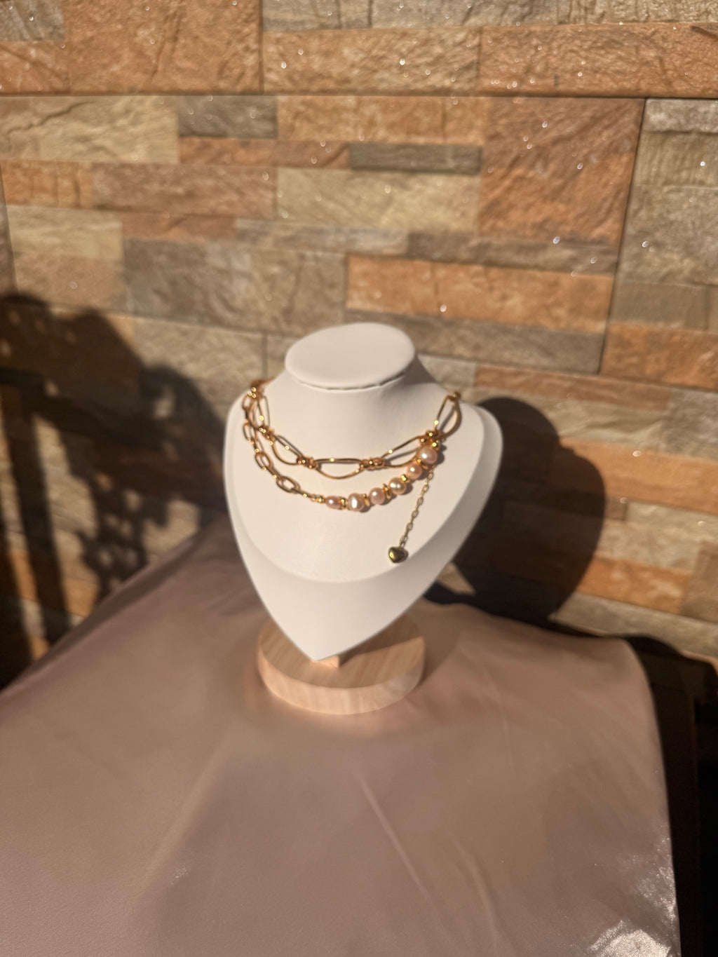Elegant Pearl Layered Necklace