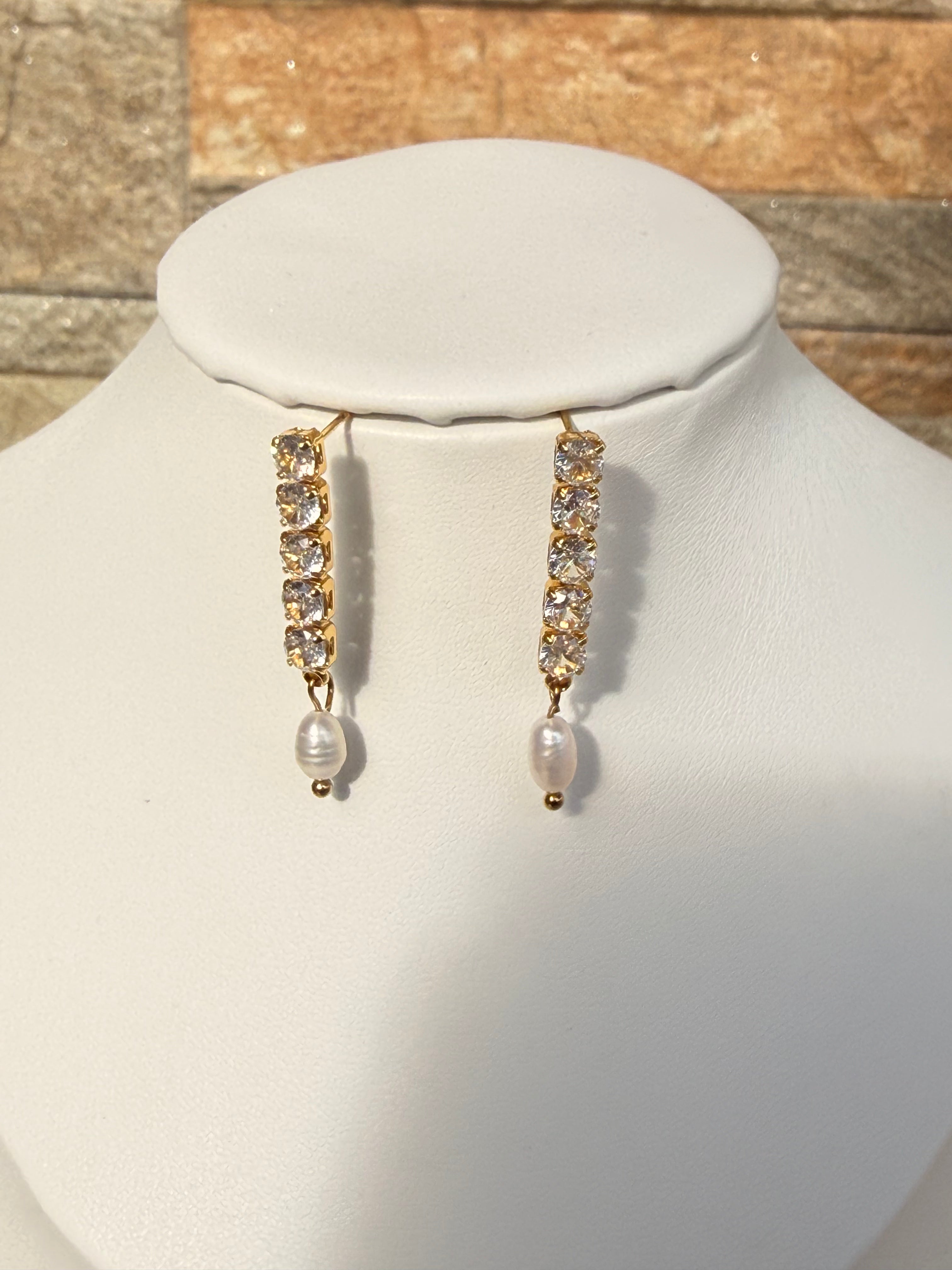 Pearl Spark Earrings
