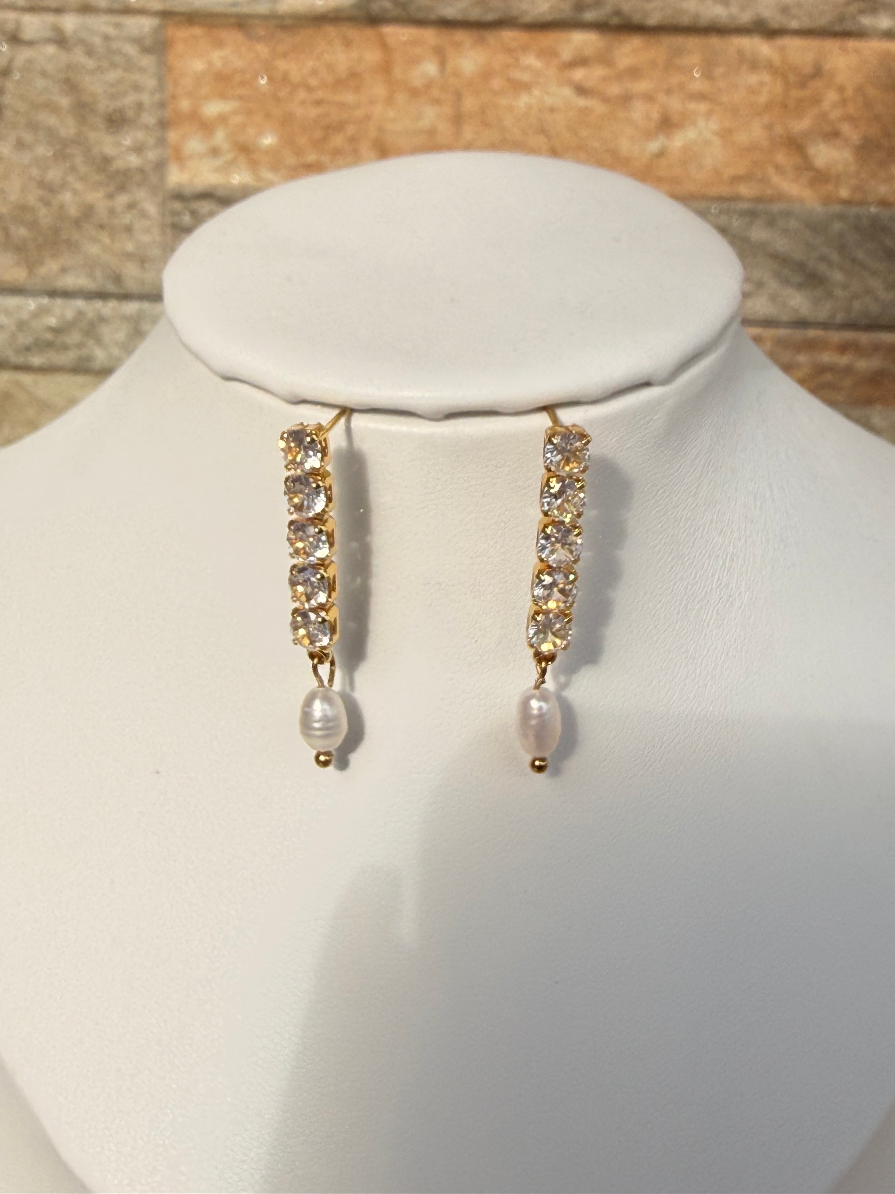Pearl Spark Earrings