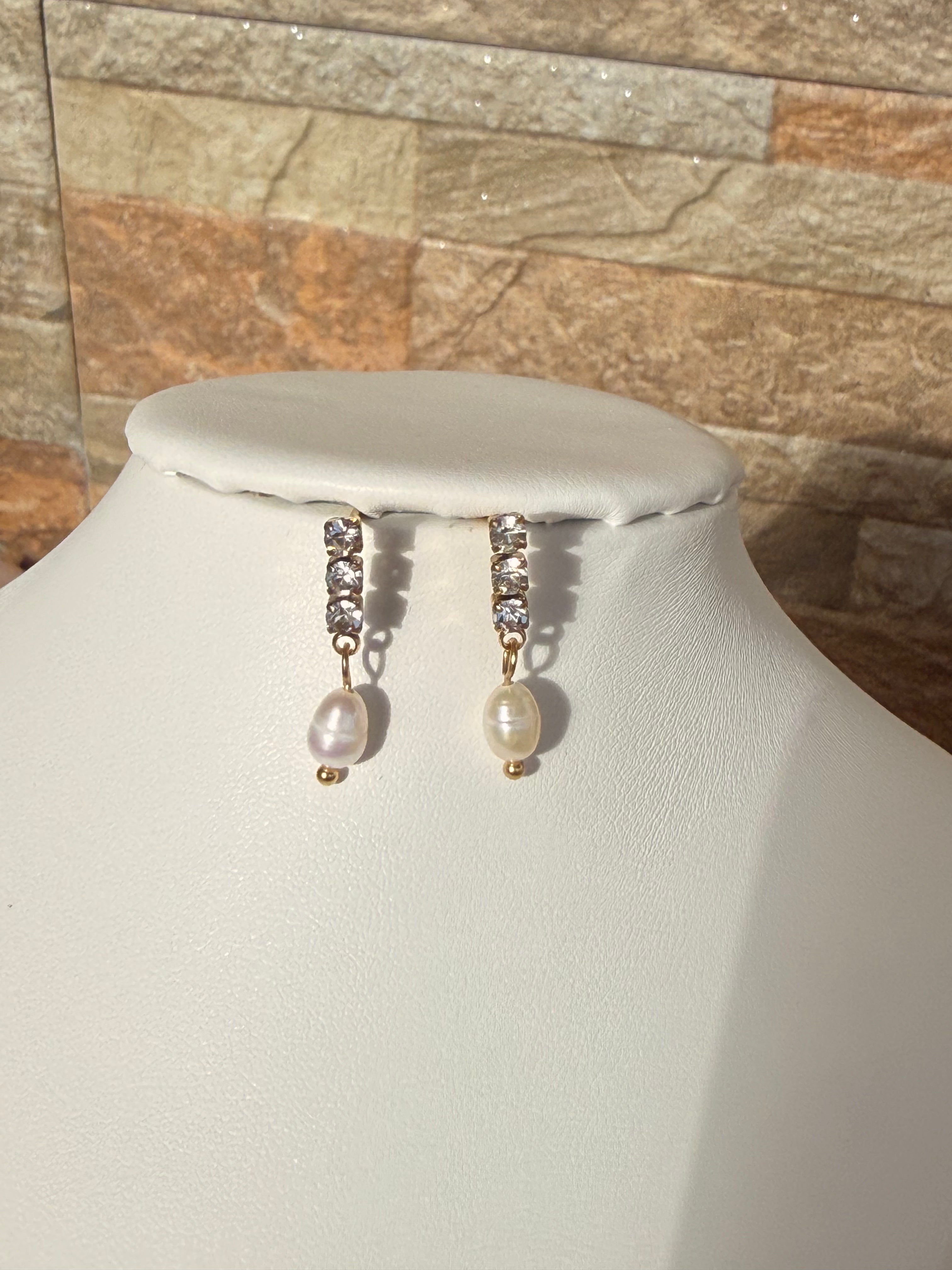 Pearl & Zircon Drops