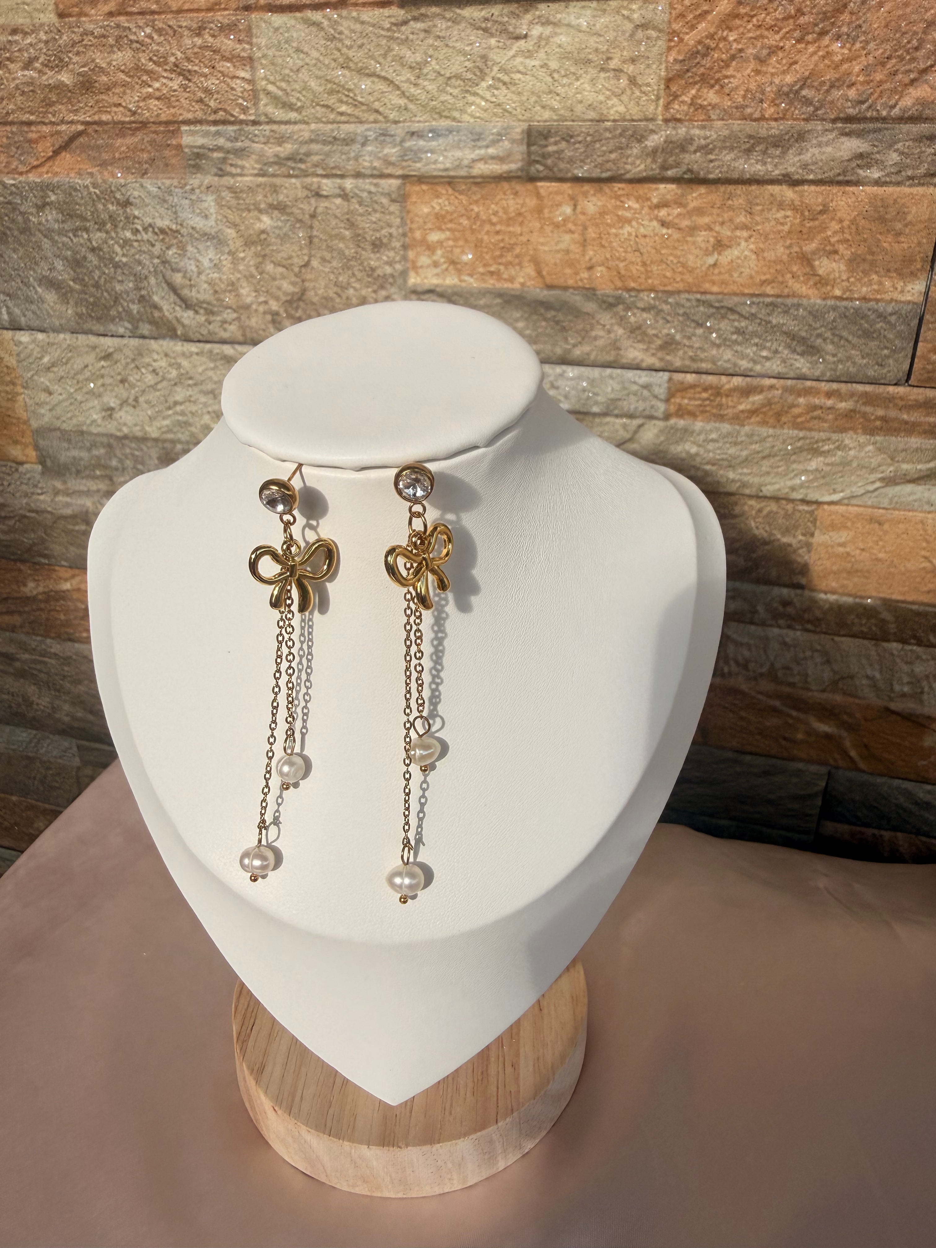Ribbon Bow Earrings