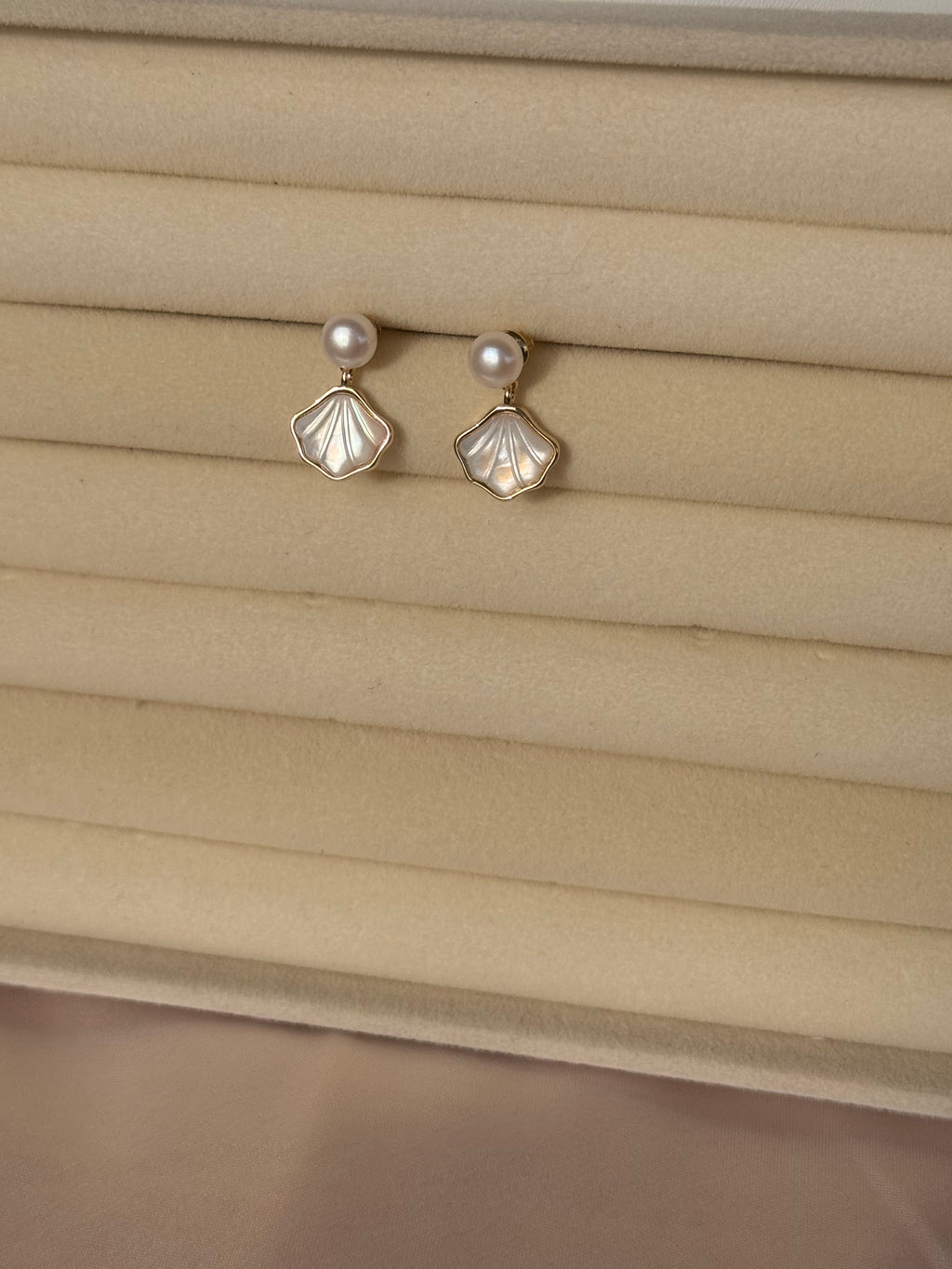 Luna Mother of Pearl Studs