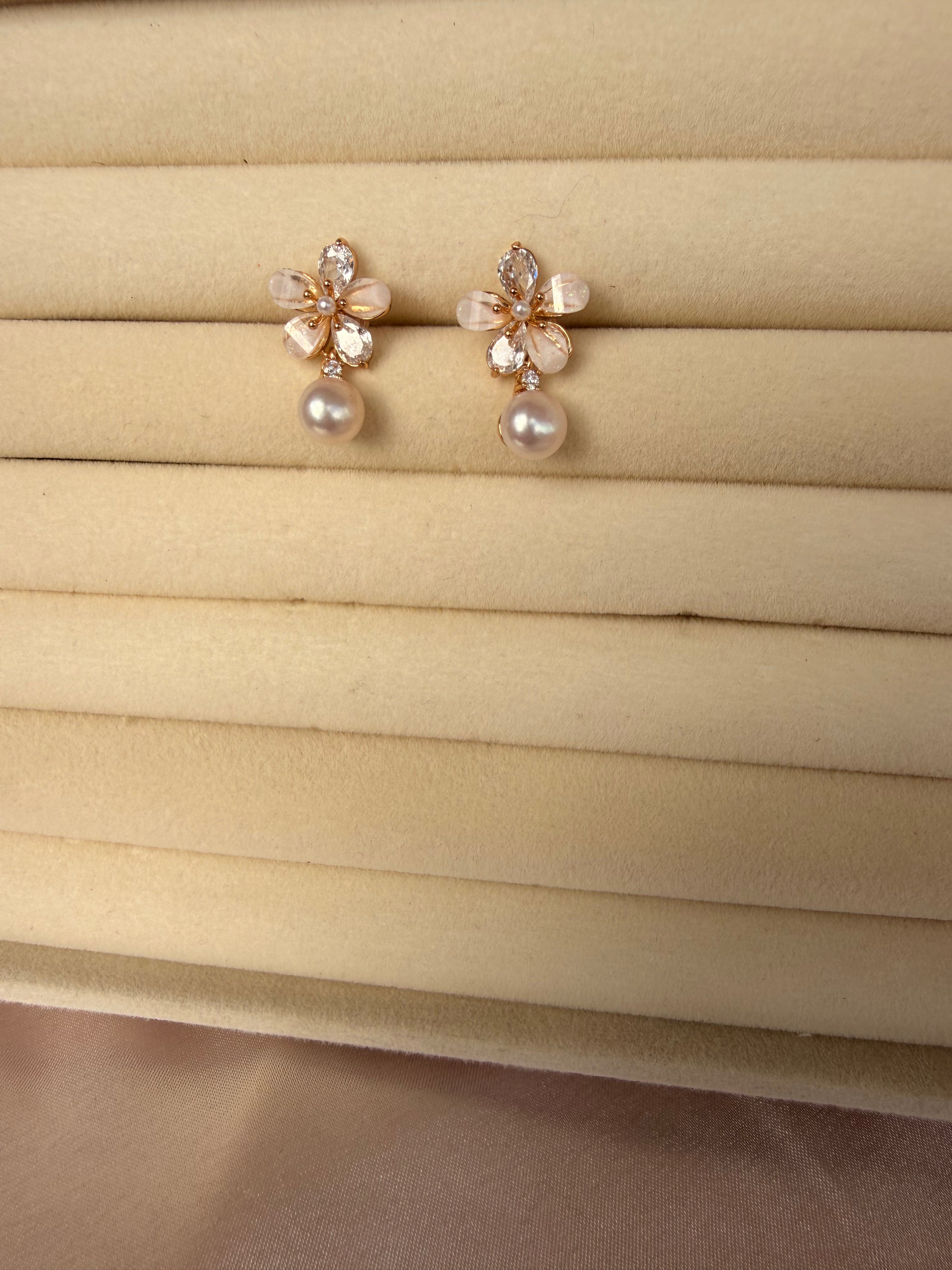 Blossom Pearl Studs
