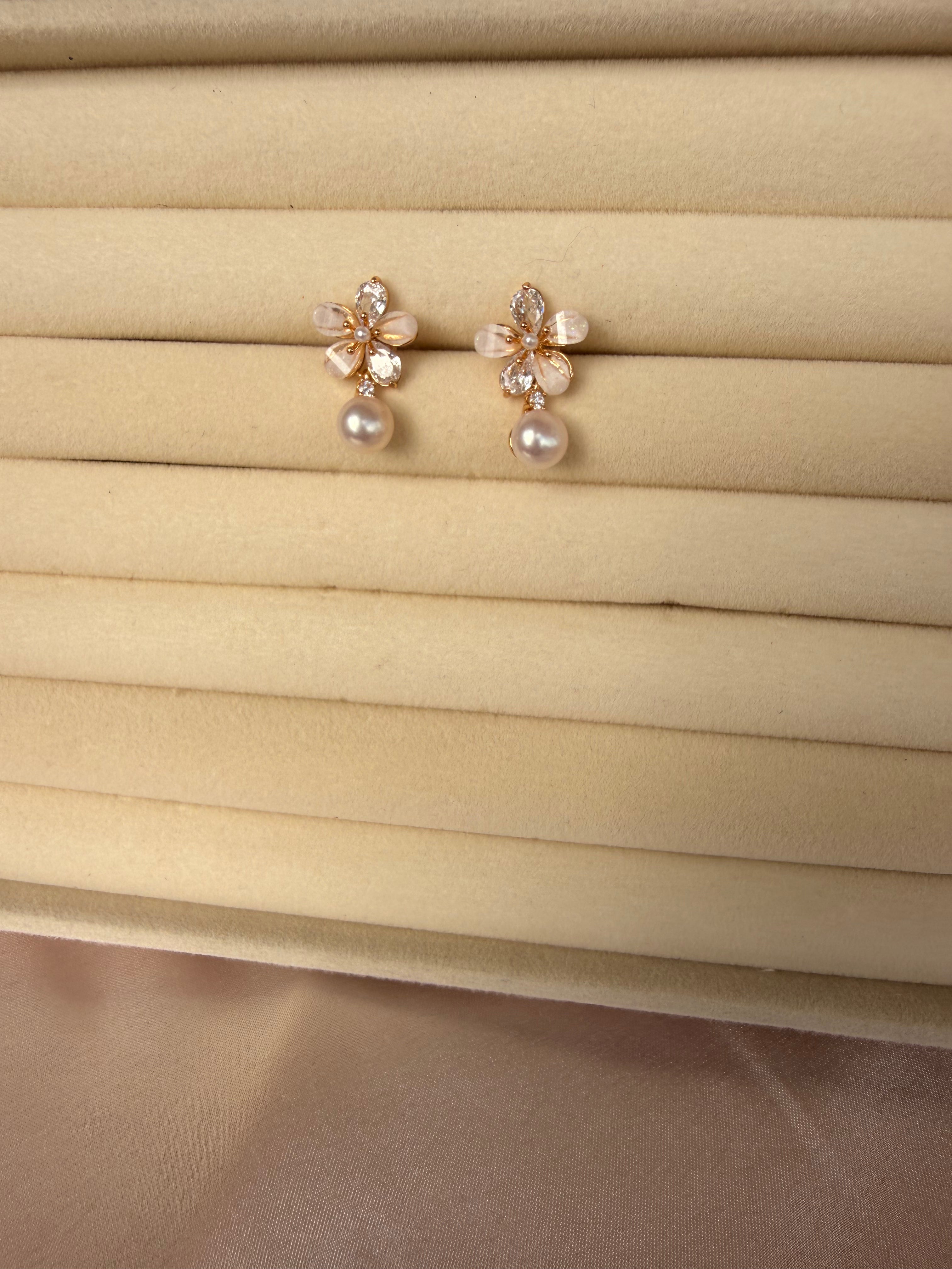 Blossom Pearl Studs